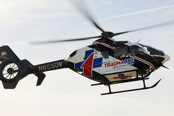 UF Health TraumaOne helicopter